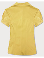 Bluzka z krótkim rękawem żółta (SSD16212D)