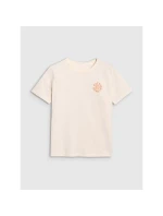 Dámske tričko oversize s potlačou 4F 4FWSS25TTSHF1994-11S