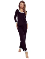 Dámske pyžamo Arleta čierne - ELDAR