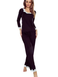 Dámske pyžamo Arleta čierne - ELDAR