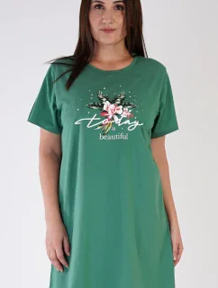 Dámska nočná košeľa s krátkym rukávom Dnes je krásna