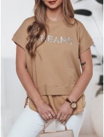 Dámske tričko DREAMY camel FashionStreet RY2522
