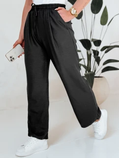 Dámske široké nohavice MILLIVIO black FashionStreet UY2659