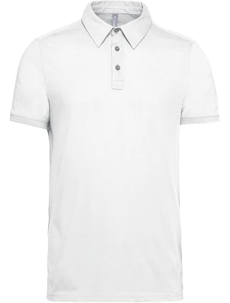Kariban K 262 Pánske džersejové polo 20.K262 biele