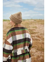 Beechfield B 330R Pletená čiapka s nášivkou „Chunky Knit“ 53.330R midnight haze