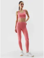 Dámske športové legíny 4F - koralové Dámske športové legíny 4F - koralové