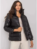 Dámska prešívaná zimná bunda z eko-kože D-3230 - FPrice Dámska prešívaná zimná bunda z eko-kože D-3230 - FPrice
