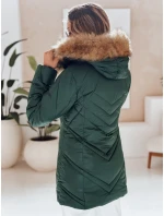 Dámska prešívaná zimná bunda SOLARIS zelená FashionStreet TY4008