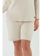 Talianska móda Madri krep farba: béžová