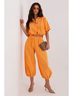 Šnúrové nohavice model 226228 Taliansko Moda