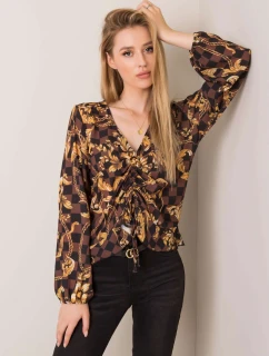 Blúzka DHJ BZ 12283.94P hnedá