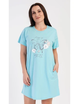 Dámske šaty s krátkym rukávom Butterfly Dámske šaty s krátkym rukávom Butterfly