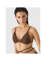 Dámsky vrchný diel plaviek 4F 4FWSS24UBKTF041-81S Brown