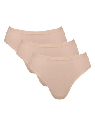 Dámske nohavičky GO Daily Cotton Tai 3P - BROWN - SLOGGI BROWN - SLOGGI Dámske nohavičky GO Daily Cotton Tai 3P - BROWN - SLOGGI BROWN - SLOGGI
