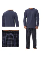 Pánske pyžamo 41913 Herb light blue - HENDERSON