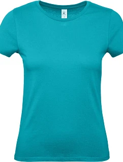B&C #E150 /women Dámske tričko 01.002T v odtieni „real turquoise“