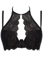 Dámska podprsenka V-8261 čierna a zlatá - Axami