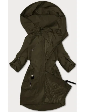 Dámska vetrovka v khaki farbe S'West (B8357-11)