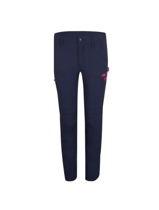 Trollkids Detské nohavice Kjerag pre chlapcov/dievčatá so zipsom Navy Blue/Magenta (177-114) Trollkids Detské nohavice Kjerag pre chlapcov/dievčatá so zipsom Navy Blue/Magenta (177-114)