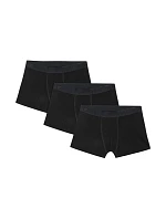 Chlapčenské boxerky 4F M061 3ks tmavočierne 4FJWAW25UBXSM061 20S