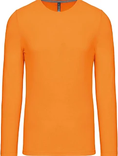 Kariban K 359 Pánske tričko s dlhým rukávom 20.K359 oranžové