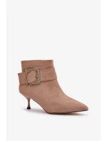 Topánky na podpätku model 201889 Step in style