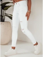 Dámske džínsové nohavice MOLI white FashionStreet UY1871