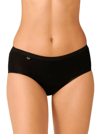 Dámske čierne nohavičky Basic midi - Sloggi