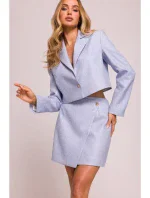 M854 Mini sukňa - svetlomodrá