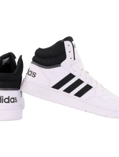 Pánska športová obuv Hoops 3.0 Mid M GW3019 White with Black - Adidas