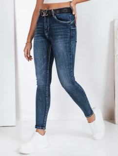 Dámske push up džínsy tmavomodré FashionStreet UY2800
