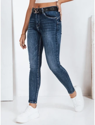 Dámske push up džínsy tmavomodré FashionStreet UY2800