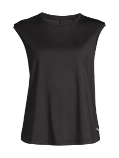 CASALL Laser Mesh Muscle Tank Black