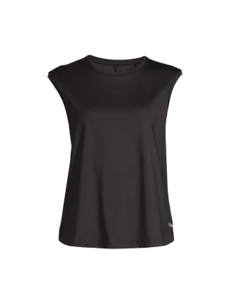 CASALL Laser Mesh Muscle Tank Black