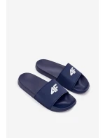 Klapki Męskie 4F 4FRMM00FSLIM011-30S Granatowe
