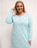 Nočná košeľa DU KN FP 607.04P Mint Nočná košeľa DU KN FP 607.04P Mint