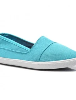 Jednoduché modré dámske slip on