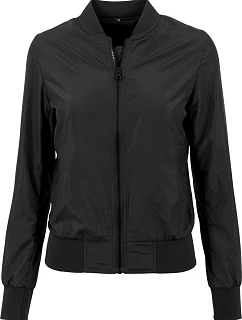 Build your Brand BY 044 Dámska bomberová bunda 56.0044 čierna