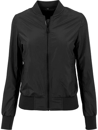 Build your Brand BY 044 Dámska bomberová bunda 56.0044 čierna