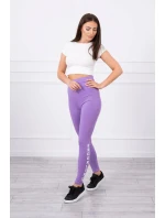 Nohavice legíny Brooklyn tmavo fialové Nohavice legíny Brooklyn tmavo fialové