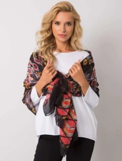 Šatka AT CH F106008 čiernej a červenej