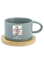 Personalizovaný keramický hrnček „MAKRONKA“ s fotografiou domáceho maznáčika a textom Personalizovaný keramický hrnček „MAKRONKA“ s fotografiou domáceho maznáčika a textom