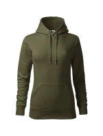 Dámska vojenská mikina s plášťom