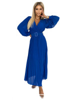 Dámske šaty 414-5 KLARA Kráľovská modrá - NUMOCO