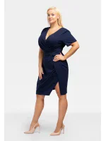 Dámske šaty SA958 modré - Karko Dámske šaty SA958 modré - Karko