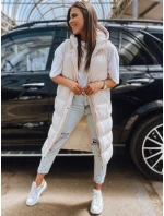 Dámska prešívaná vesta ELLA beige FashionStreet TY3033