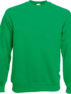 Fruit of the Loom Classic Raglan Sweat – mikina s raglánovými rukávmi 16.2216, kelly green