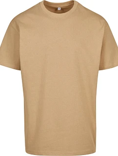 Build your Brand BY 102 Oversize tričko z hrubej bavlny 56.0102 union beige