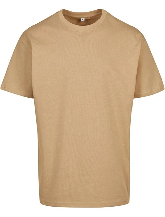 Build your Brand BY 102 Oversize tričko z hrubej bavlny 56.0102 union beige Build your Brand BY 102 Oversize tričko z hrubej bavlny 56.0102 union beige