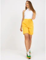 Dámske šortky BR SN 102 tmavo žlté